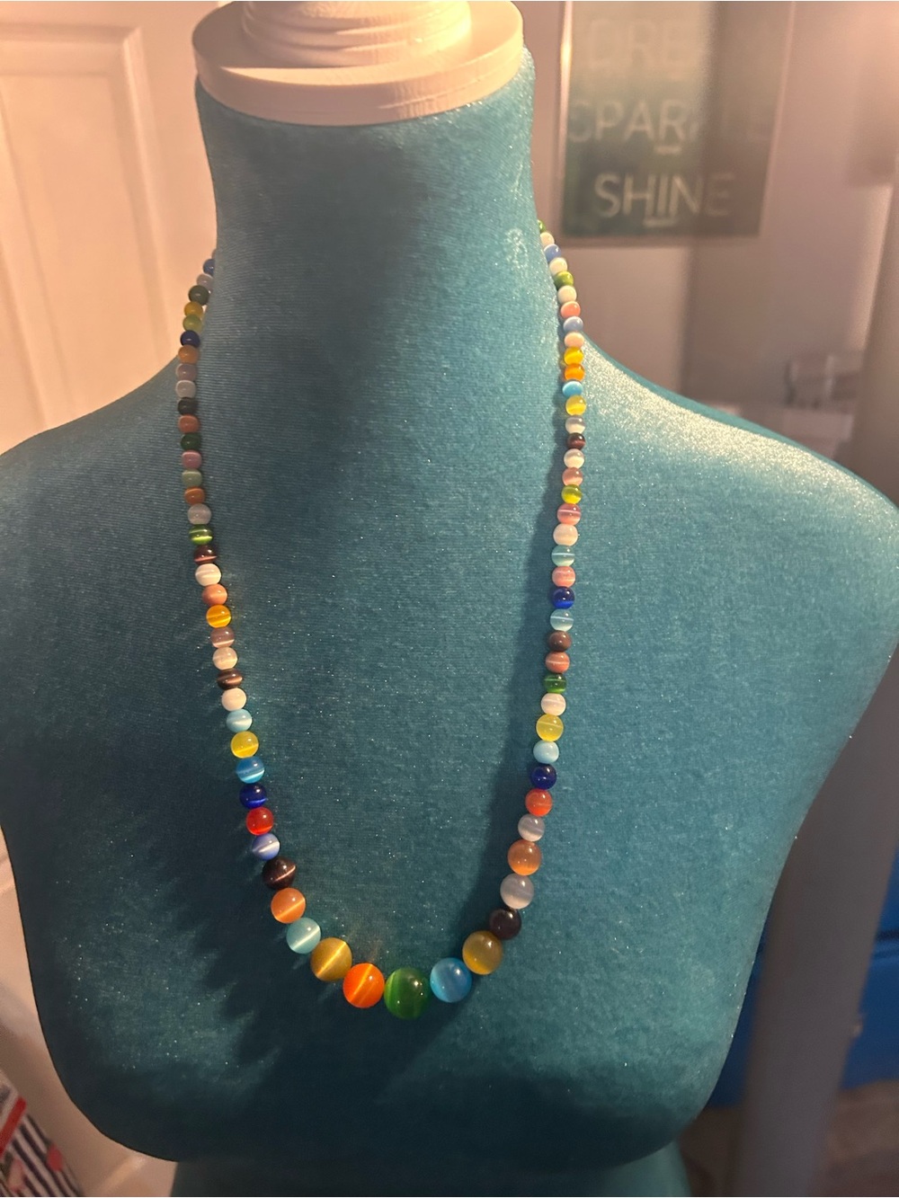 Candy Jade Graduated Bead Necklace